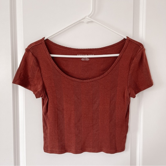 American Eagle Scoop Neck Shirt - Picture 1 of 3